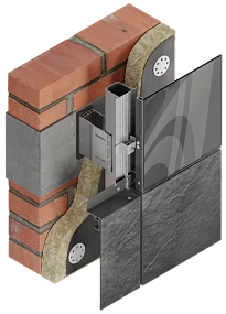 НФС КС (облицовка стеклом и тонким керамогранитом)