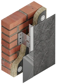 НФС КС (облицовка стеклом и тонким керамогранитом)