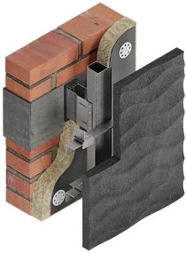 НФС СФБК (облицовка натуральным камнем и стеклофибробетоном)